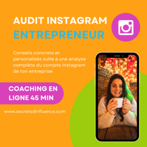 Coaching 45 min - Audit Instagram Entrepreneur.e